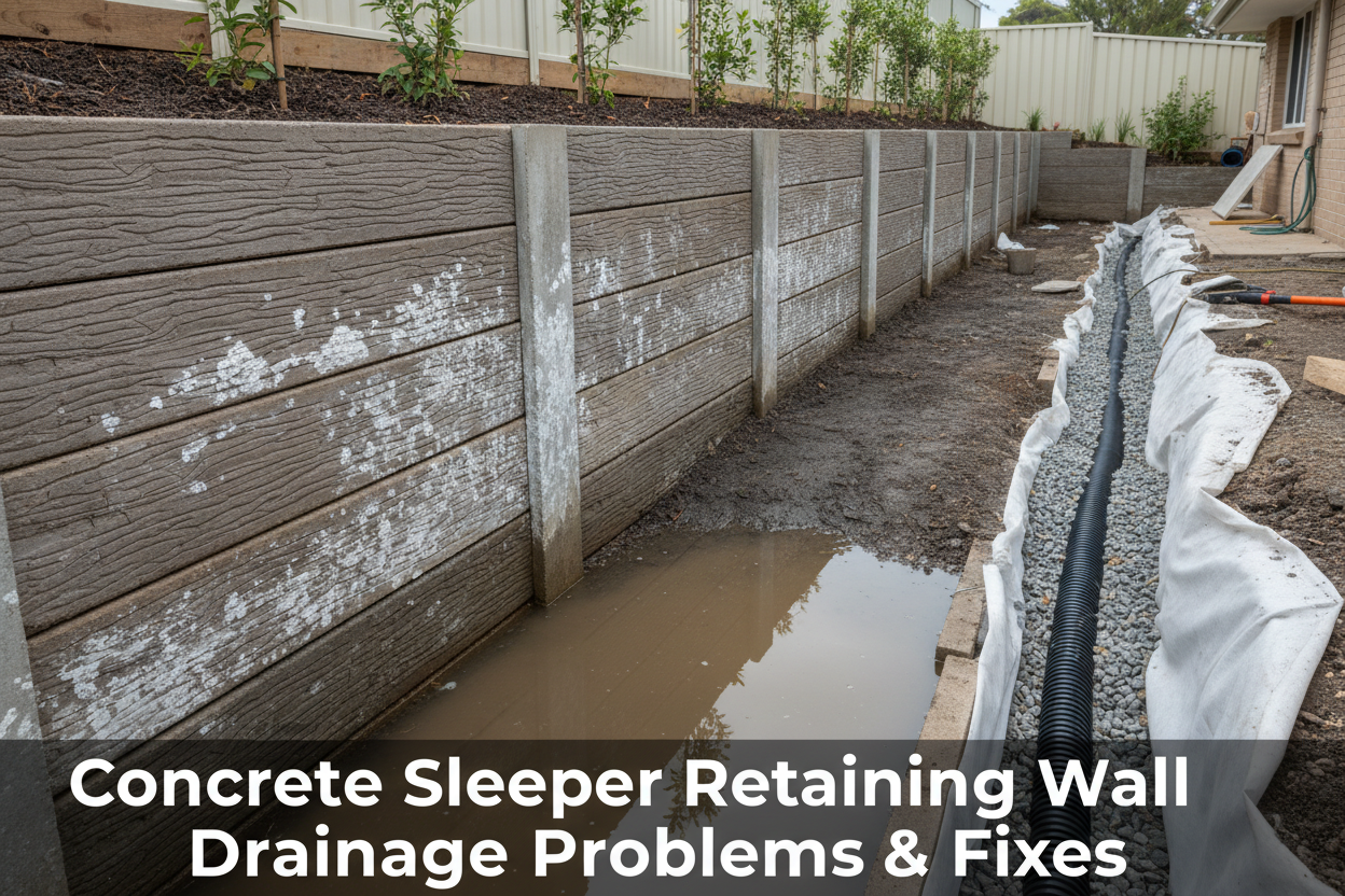 Retaining Wall Drainage Problems & Fixes — How to Diagnose and Repair