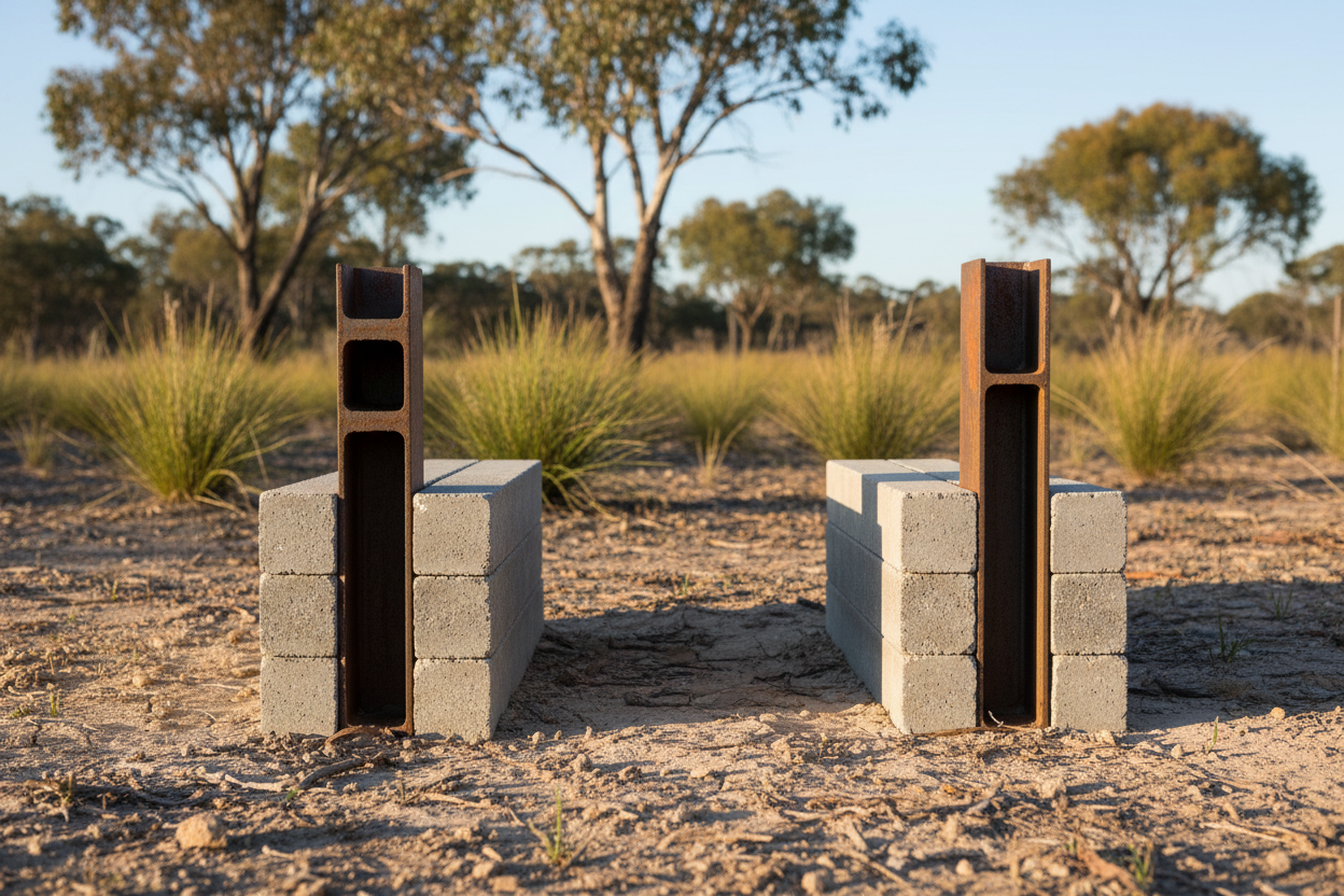 How to Choose the Right Retaining Wall Post — C-Channel vs H-Beam