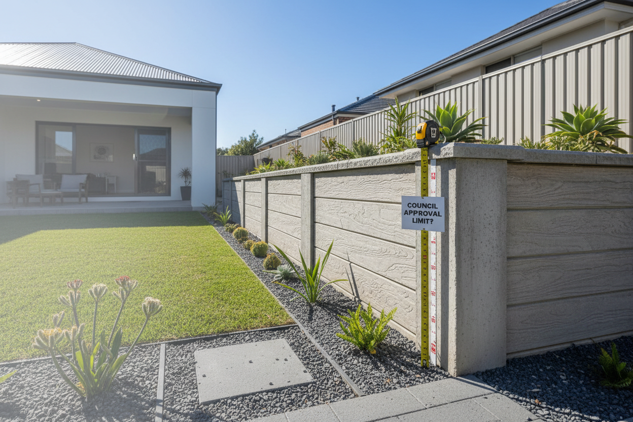 Retaining Wall Height Limits & Council Approval in Australia