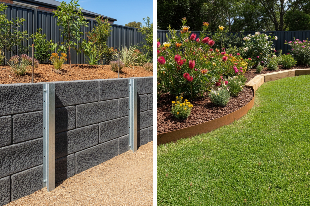 Retaining Wall vs Garden Edging — What’s the Difference?