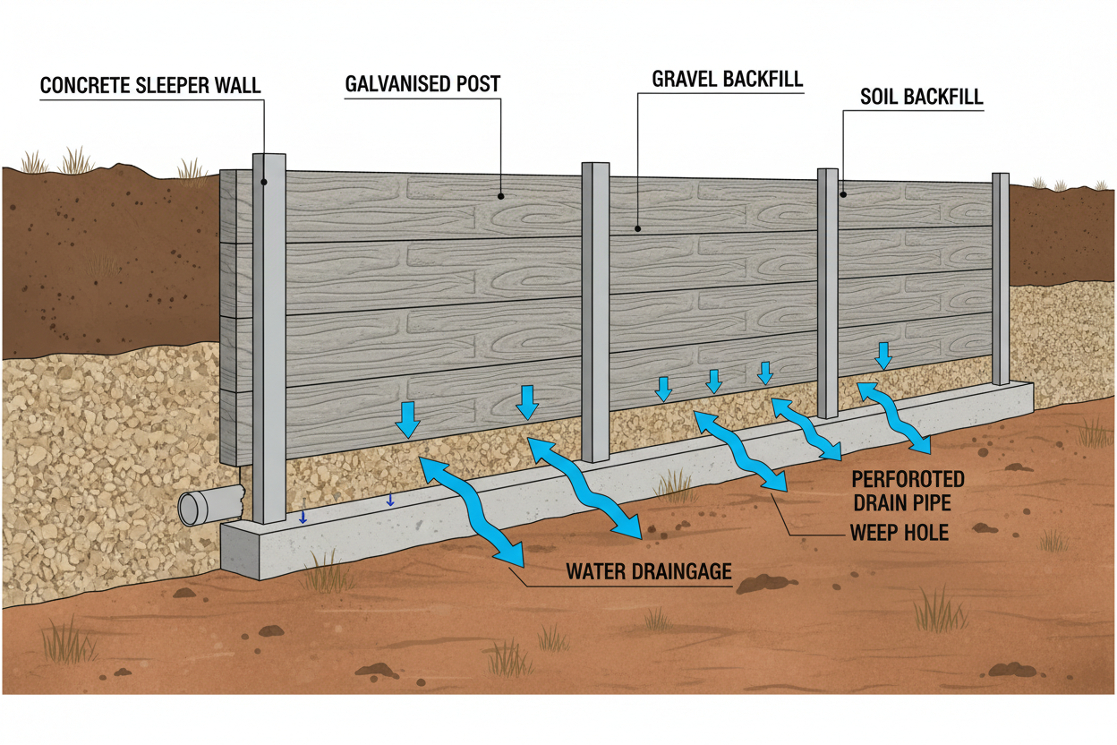 Retaining Wall Weep Holes — What They Do and Where to Put Them