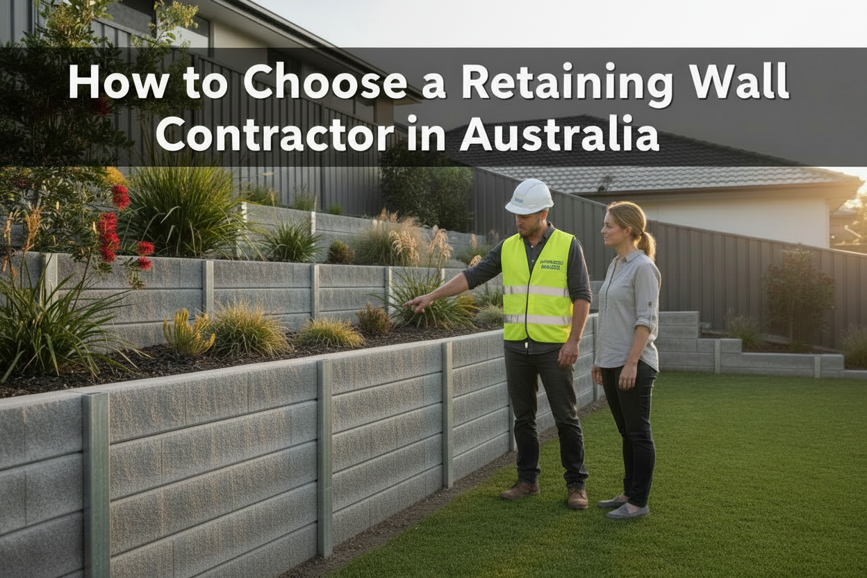 How to Choose a Retaining Wall Contractor in Australia