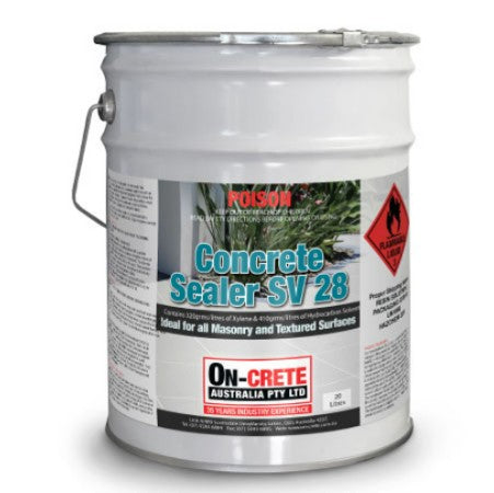 SV28 High Gloss Acrylic Concrete Sealer — Clear & Tinted | 5L, 10L, 20L