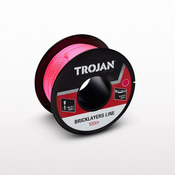 Builders line nylon pink 100m stringline reel