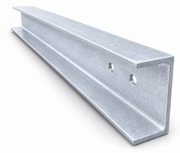 Galvanised Steel C-Channel End Post 100PFC