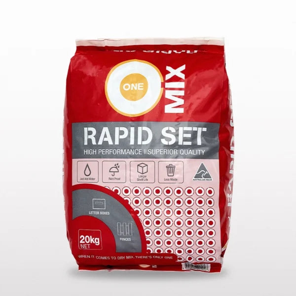 Rapid set concrete 20kg 25MPa fast-setting bag for posts