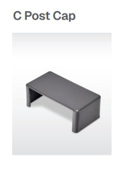 C Post Cap — Galvanised Steel Post Cover