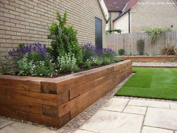 Raised Garden Beds with Timber Sleepers
