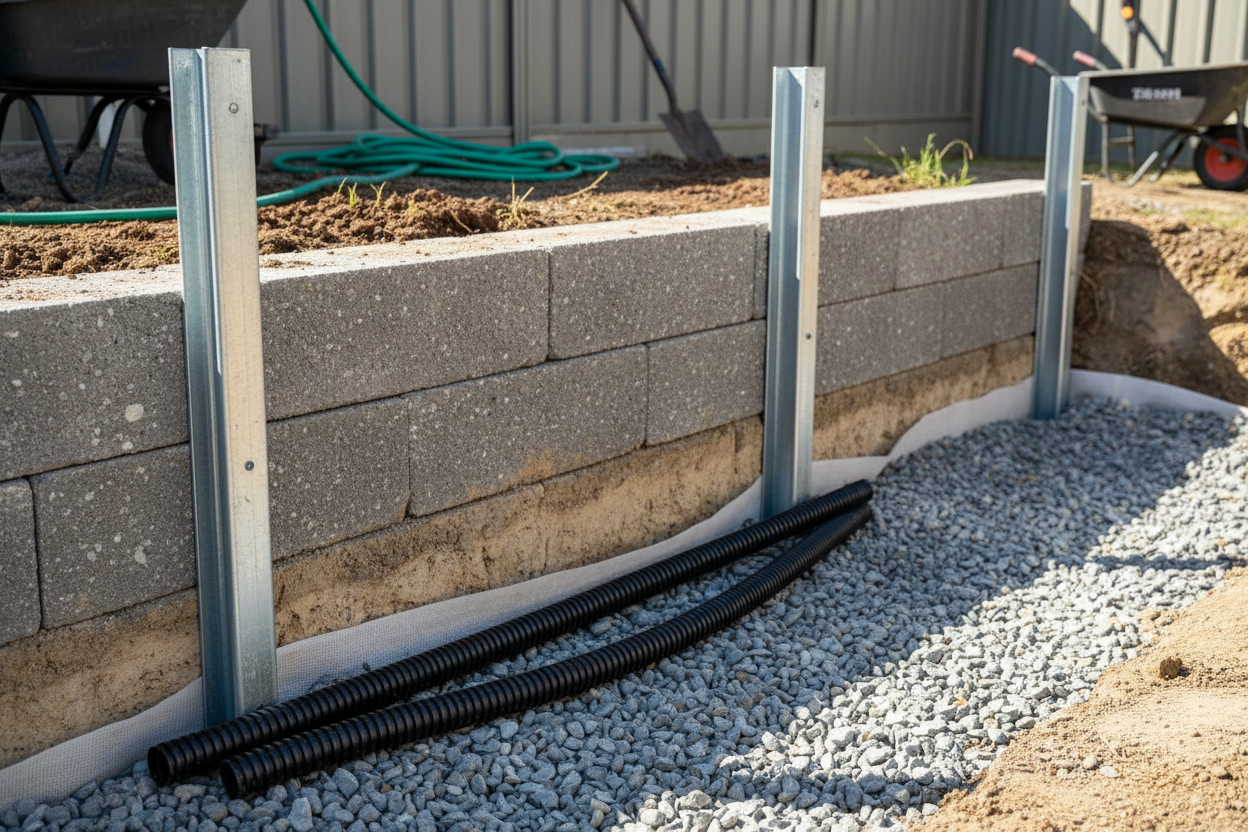 Trade and Bulk Retaining Wall Supply — Landscapers, Builders & Contractors
