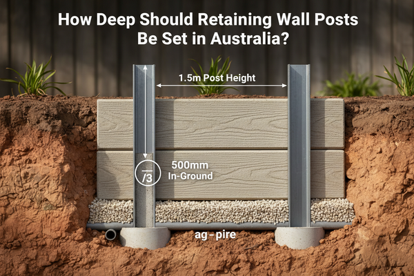 Depth First Post Retaining Wall Advice Tagged