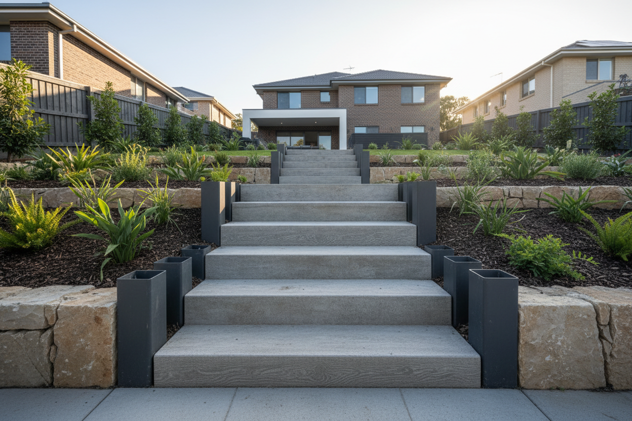 How to Build Retaining Wall Steps and Stairs
