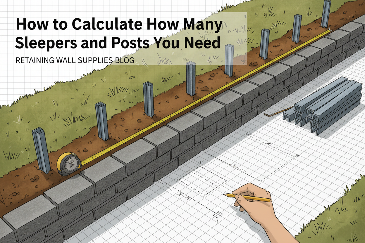 How to Calculate How Many Sleepers and Posts You Need