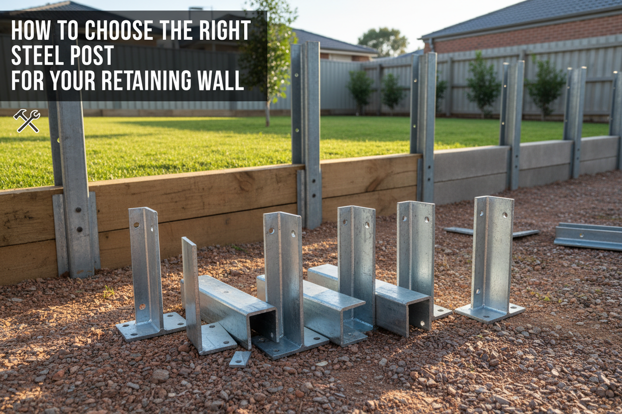How to Choose the Right Steel Post for Your Retaining Wall