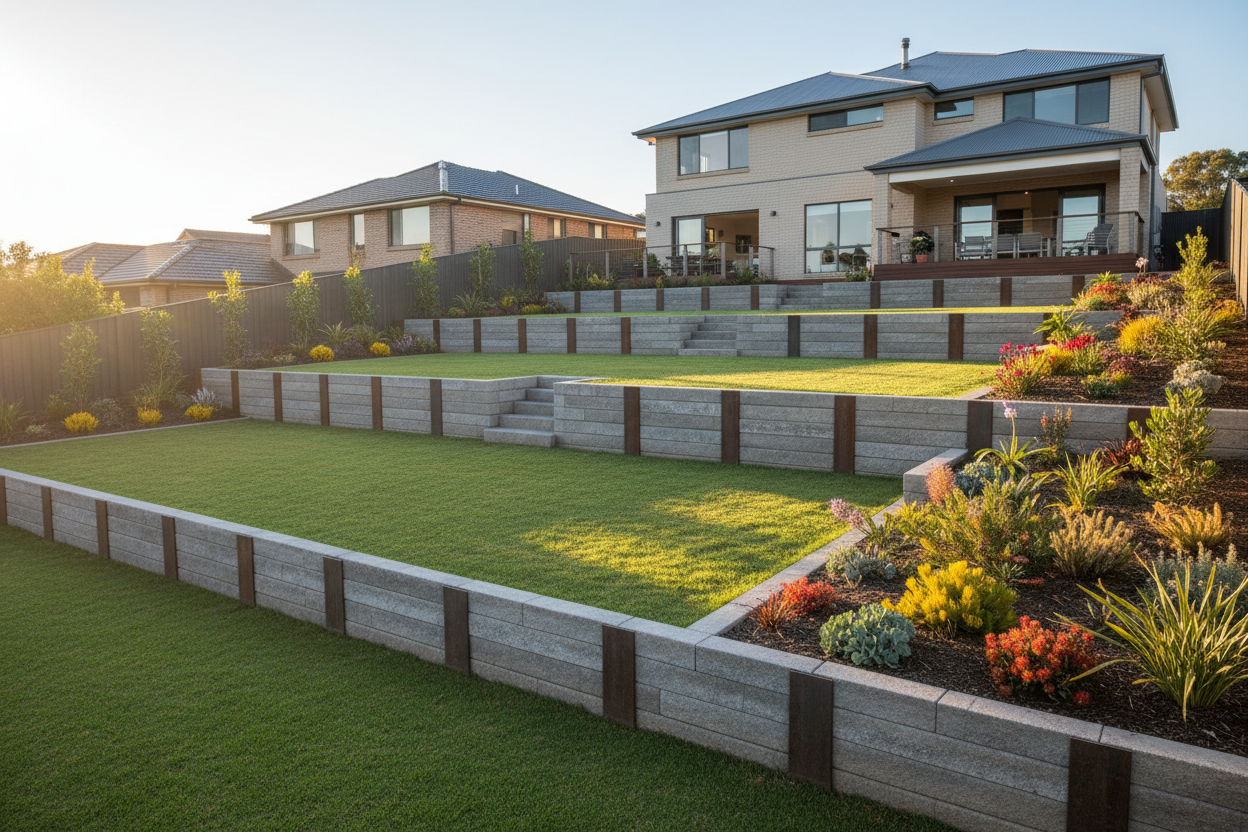 Retaining Wall Ideas for Sloping Blocks — How to Make the Most of a Sloped Backyard