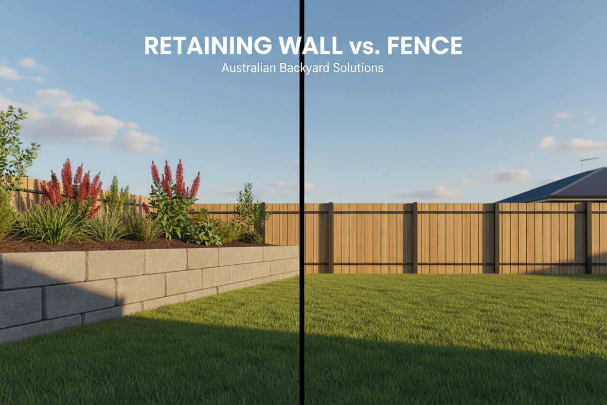 Retaining Wall vs Fence — Which Do You Need?