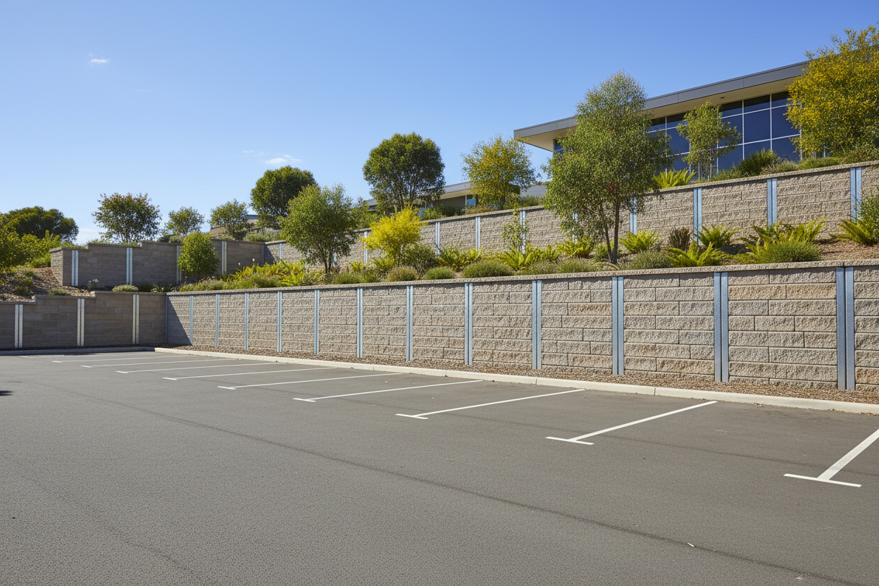 Retaining Wall on a Sloped Block — Stepped Footing and Tiered Wall Guide for Australia