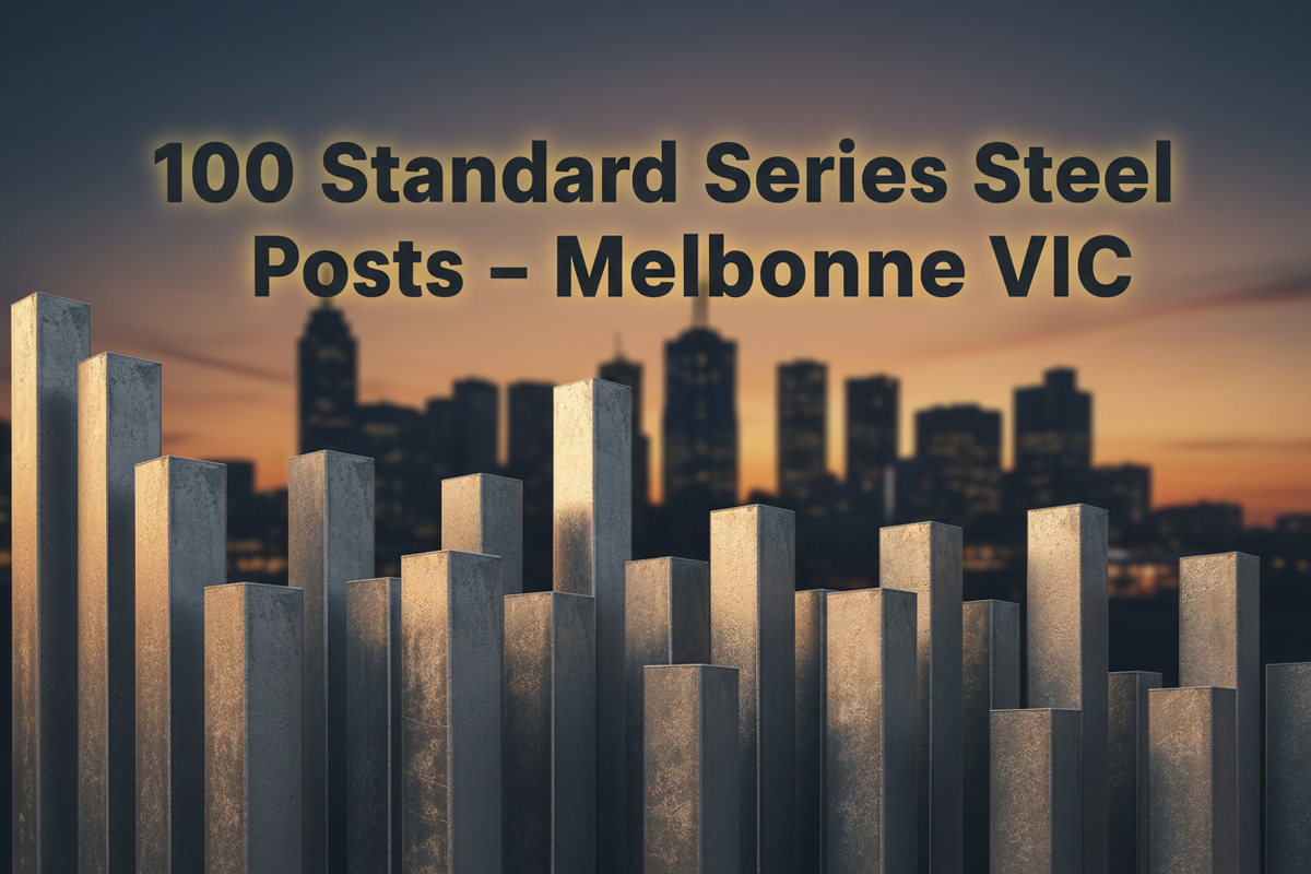 100 Series Steel Posts Melbourne VIC — Standard Retaining Wall ...