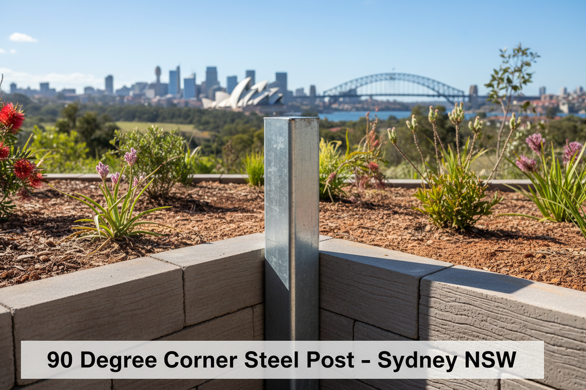 90 Degree Corner Posts Sydney NSW | Retaining Walls Direct