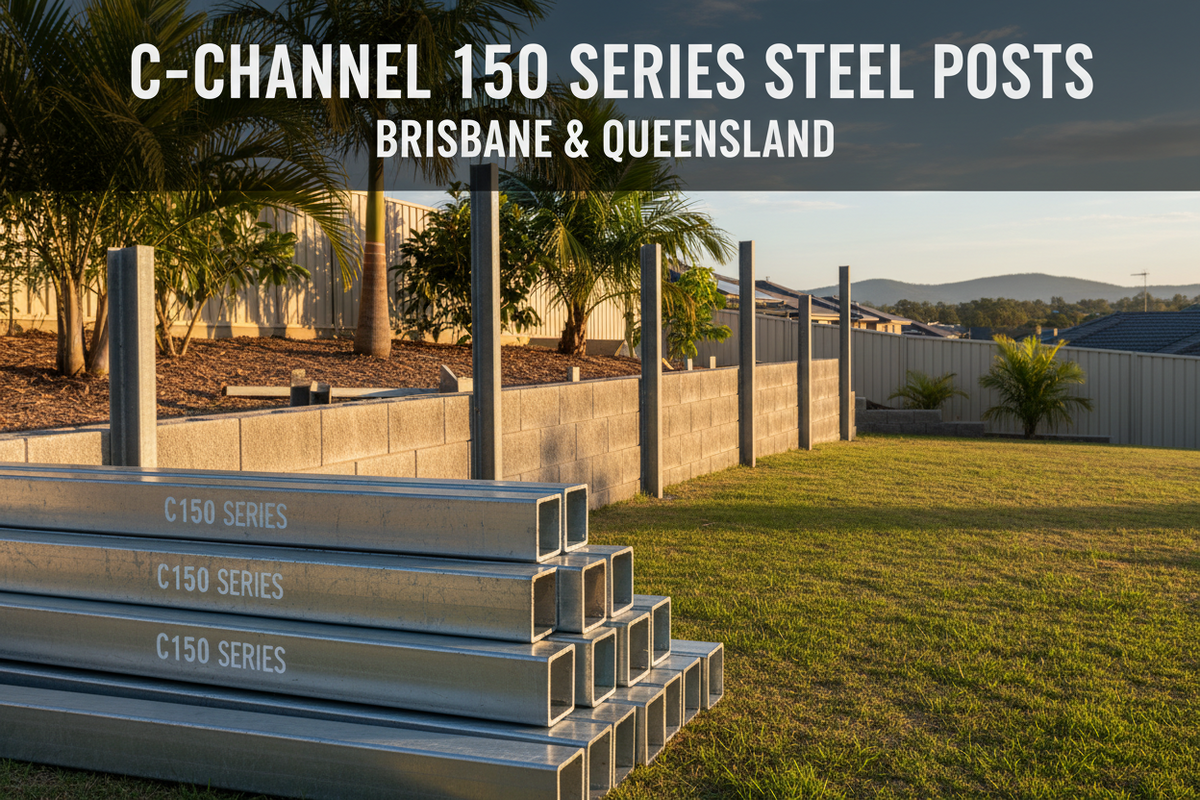 C-Channel 150 Posts Brisbane QLD | Retaining Walls Direct