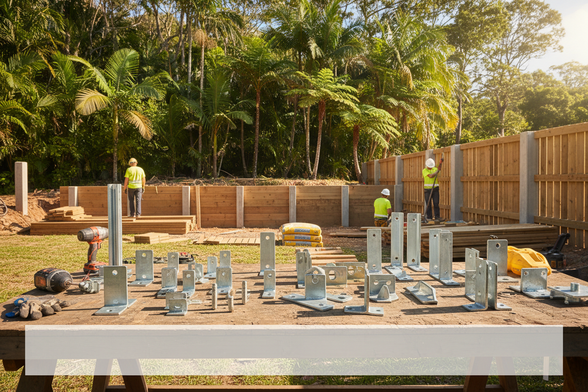 Fence Brackets Brisbane QLD | Retaining Walls Direct