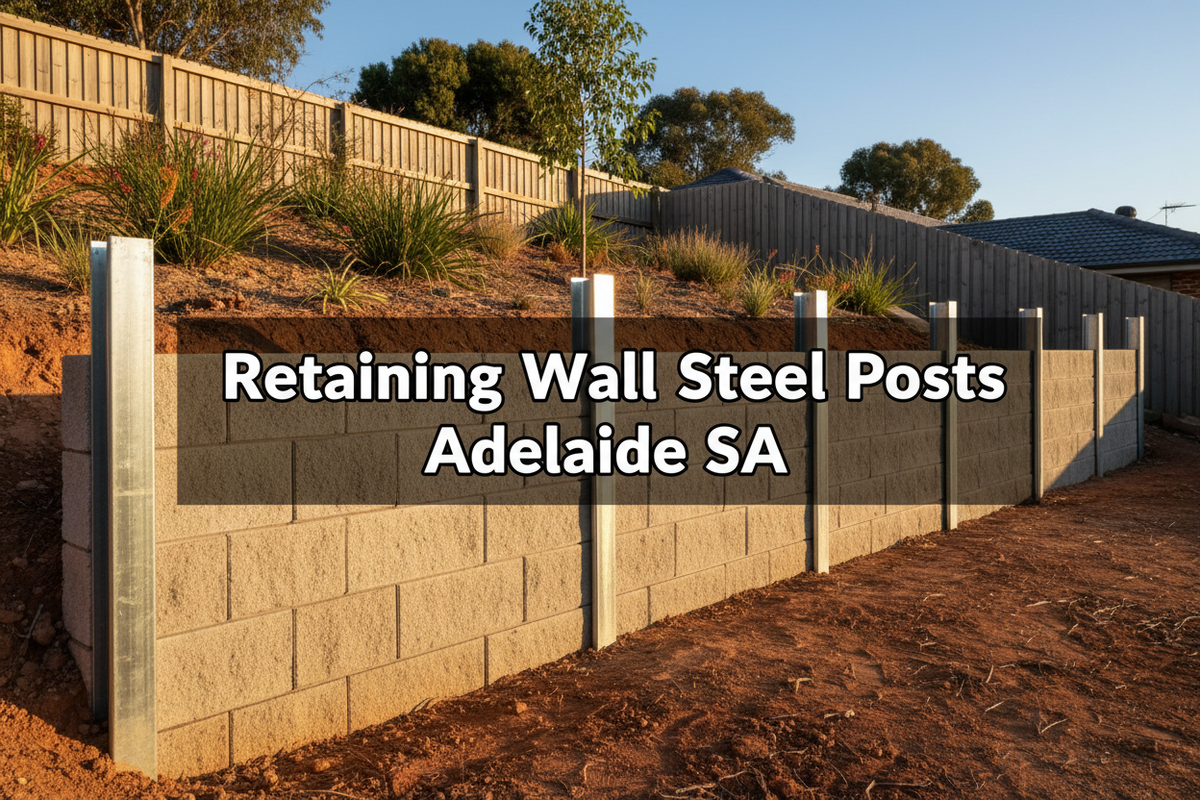 Retaining Wall Posts Adelaide SA | Retaining Walls Direct