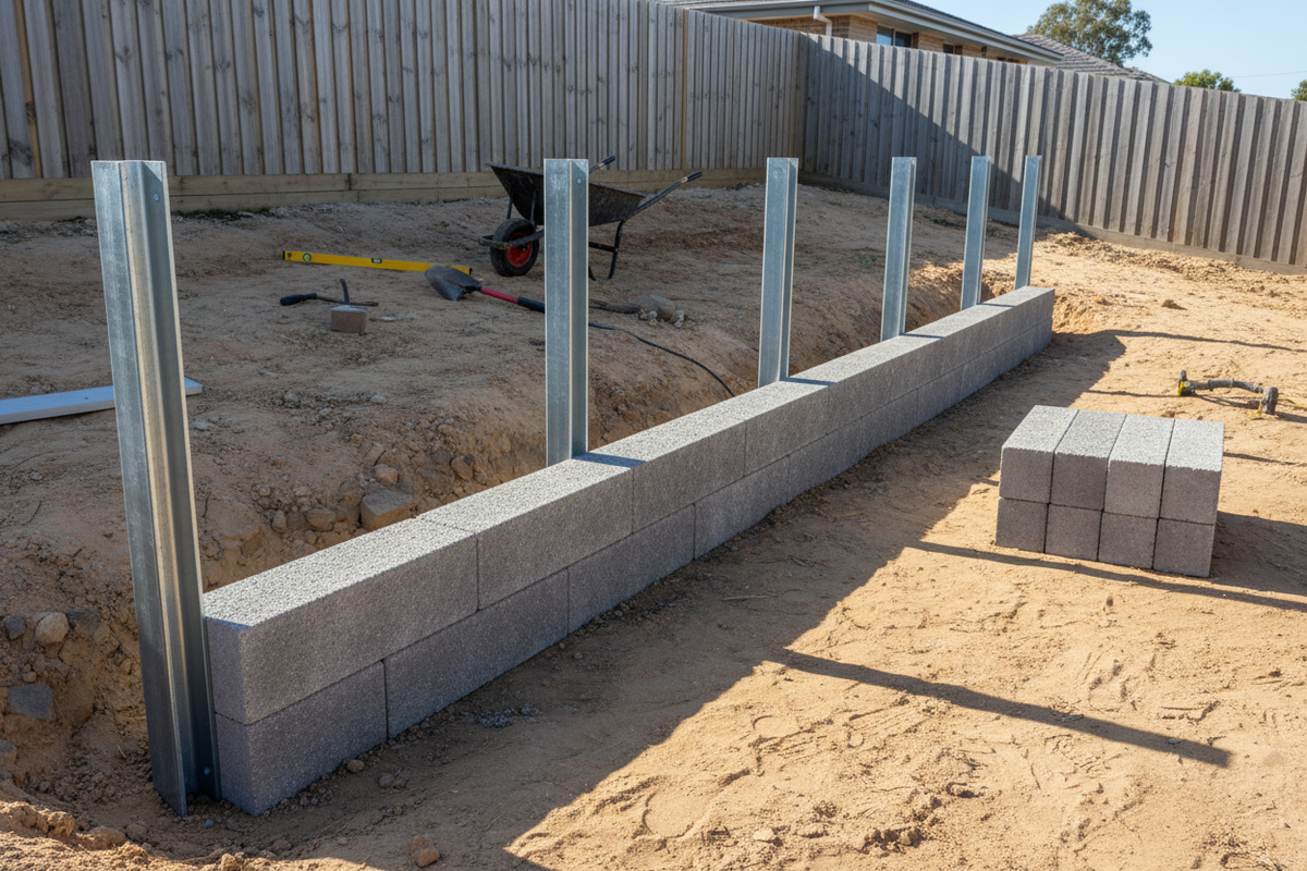 100 PFC Galvanised Steel C-Channel Post | Retaining Walls Direct