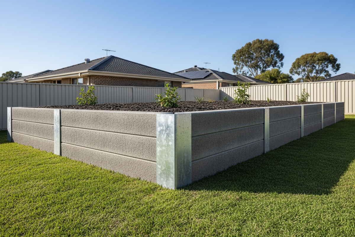 45 Degree Corner Galvanised Steel Joiner Post (150 Series) | Retaining Walls Direct