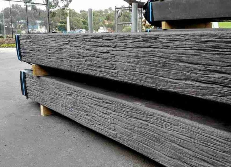Malibu Woodgrain Concrete Sleepers