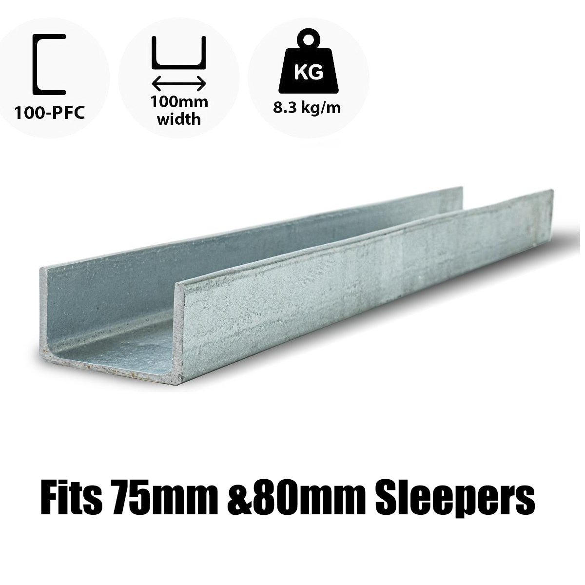 Galvanised Steel C Posts – 100mm 100PFC