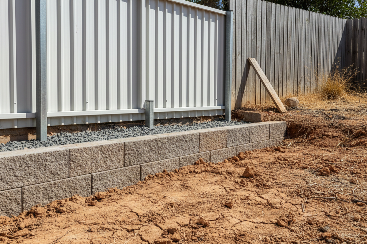 Lonsdale Concrete Under-Fence Plinth 50mm | Retaining Walls Direct