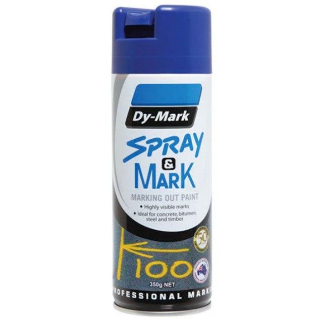 Dy-Mark Spot Marking Paint 350g — Site Marker Spray for Construction & Survey